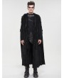 Devil Fashion Black Gothic Punk Long Hooded Cape for Men