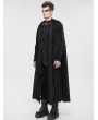 Devil Fashion Black Gothic Punk Long Hooded Cape for Men