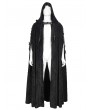 Devil Fashion Black Gothic Punk Long Hooded Cape for Men