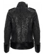 Devil Fashion Black Gothic Punk Do Old Style Daily Wear Short Jacket for Men