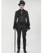 Devil Fashion Black Gothic Patterned Party Swallow Tail Coat for Men