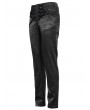 Devil Fashion Black Vintage Gothic Jacquard Party Long Straight Fit Pants for Men