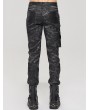 Devil Fashion Black Men's Gothic Punk Do Old Style Long Trousers