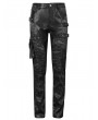 Devil Fashion Black Men's Gothic Punk Do Old Style Long Trousers