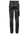 Devil Fashion Black Men's Gothic Punk Do Old Style Long Trousers