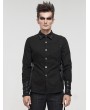 Devil Fashion Black Gothic Punk Daily Wear Long Sleeve Shirt for Men