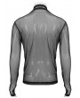 Devil Fashion Black Gothic Punk Net Transparent Long Sleeve T-Shirt for Men