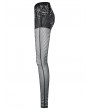 Punk Rave Black and White Gothic Skinny Skeleton Print Leggings for Women