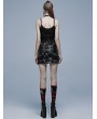 Punk Rave Black Gothic Daily Wear Sexy Hole Camisoles for Women