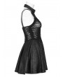 Punk Rave Black Gothic Punk Sexy Spider Web Short Dress