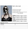 Punk Rave Dark Gothic Lolita Mask