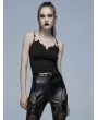 Punk Rave Black and Red Gothic Daily Wear Bat Camisoles for Women