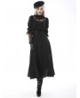Dark in Love Black Gothic Noble Embroidered Underbust Corset Waistband for Women
