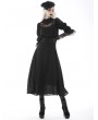 Dark in Love Black Gothic Noble Embroidered Underbust Corset Waistband for Women