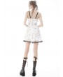 Dark in Love White Gothic Lolita Daily Wear Strap Short Dress