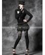 Punk Rave Black Gothic Punk Short Skirt