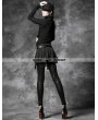 Punk Rave Black Gothic Punk Short Skirt