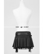 Punk Rave Black Gothic Punk Short Skirt