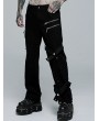 Punk Rave Black Gothic Punk Daily Wear Long Rivet Trousers for Men