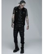 Punk Rave Black Gothic Punk Rock Daily Wear Vest for Men