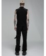 Punk Rave Black Gothic Punk Rock Daily Wear Vest for Men