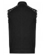 Punk Rave Black Gothic Punk Rock Daily Wear Vest for Men