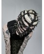 Punk Rave Black Gothic Punk PU Leather Pointed Cone Head Cover for Men