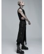 Punk Rave Black Gothic Punk Rock Skirt for Men