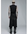 Punk Rave Black Gothic Punk Rock Skirt for Men