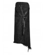 Punk Rave Black Gothic Punk Rock Skirt for Men