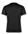 Punk Rave Black Gothic Punk V-Neck Mesh Short Sleeve T-Shirt for Men