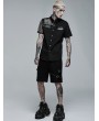 Punk Rave Black Gothic Punk Daily Wear Denim Shorts for Men