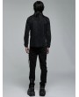 Punk Rave Black Gothic Punk Skeleton Embroidered Long Sleeve Shirt for Men