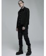 Punk Rave Black Gothic Punk Mesh Rugged Daily Wear Short Jacket for Men