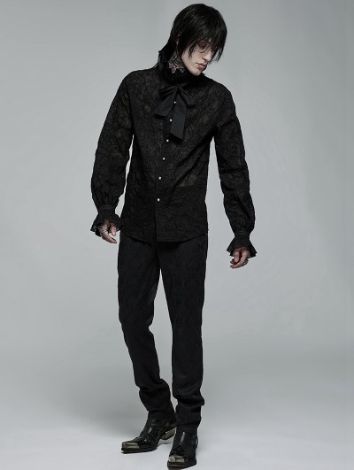 Gothic Punk Nostalgicシャツブラウス Amavel ブラック ◇Gothic Punk Nostalgicシリーズ◇ | Amavel BLOG
