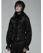 Punk Rave Black Vintage Gothic Noble Style Jacquard Vest for Men