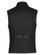 Punk Rave Black Vintage Gothic Noble Style Jacquard Vest for Men