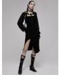 Punk Rave Black Gothic Punk Ragged Long Sleeve Knitted Bolero Jacket for Women