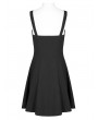 Punk Rave Black Gothic Punk Sexy Daily Wear A-Line Short Dress