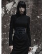 Punk Rave Black Gothic Punk Cool Waistband for Women