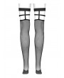 Punk Rave Black Gothic Punk Skull Hot Girl Knee Length Gauze Tights