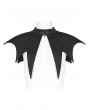 Punk Rave Black Gothic Dark Bat Wing Collar for Women