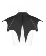 Punk Rave Black Gothic Dark Bat Wing Collar for Women