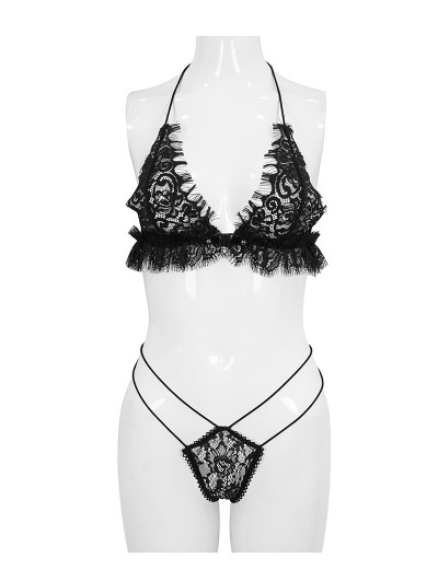 two piece sexy lingerie Plus Size S-5XL Lingerie Sexy Black Zipper Babydoll Bodysuit Mesh Sheer  Teddies