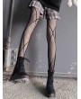 Black Gothic Punk Sexy Hollow Out Fishnet Tights