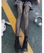 Black Gothic Punk Sexy Hollow Out Fishnet Tights