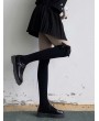 Black Gothic Sweet Bowknot Lace Over-the-Knee High Socks