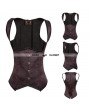 Brocade Steampunk Underbust Corset