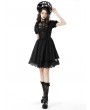 Dark in Love Black Gothic Short Sleeve Doll Daily Wear Dress