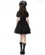 Dark in Love Black Gothic Short Sleeve Doll Daily Wear Dress